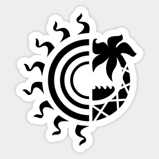 Sun and the Beach Sticker